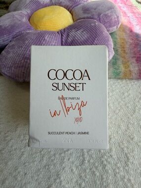 NIB Cocoa 🌅 Sunset in Ibiza perfume by Zara peach & jasmine unused